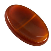 Amazing Gemstone, pierre-inquietude carnelian-onyx, idéale pour la méditation et le calme.