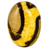 Amazing Gemstone - pierre septariane en main, grande prise pour méditation et énergie calme