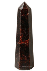 Pointe cristal grenat Amazing Gemstone focalisant l'énergie et la concentration.