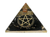 Amazing Gemstone pyramide orgone face: méditation et concentration