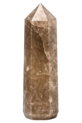 Amazing Gemstone quartz fumé tour - pointe idéale pour méditation et grille de cristaux.