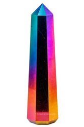 Amazing Gemstone Tour cristal quartz Aura Titane, purifie l'énergie et dynamise l'atmosphère.