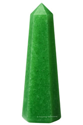 Amazing Gemstone tour cristal vert fraise : énergie purifiante pour les espaces.