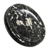 Amazing Gemstone tourmaline noir et blanc, pierre anti-stress à tenir en main.