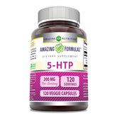 Amazing Nutrition 5-HTP bouteille montrant une présentation pratique