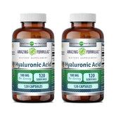 Amazing Nutrition acide hyaluronique capsules emballage clair, idéal pour démarrer une routine.