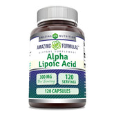 Amazing Nutrition acide lipoique 300 mg — bouteille prête à l'usage quotidien