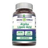 Amazing Nutrition Alpha Lipoic Acid 300 mg, bouteille de capsules prête à l’emploi pour une routine bien-être