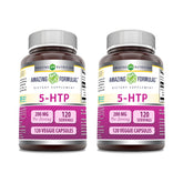 Amazing Formulas 5-HTP, bouteille, potentiel soutien bien-être quotidien.