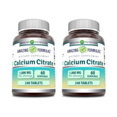 Amazing Formulas Calcium Citrate 1000 mg – comprimé facile à avaler pour l'apport quotidien.
