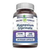 Amazing Formulas Magnesium Glycinate dans la bouteille, idéal pour une routine quotidienne.