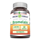 Amazing Nutrition Bromélaïne 2000 mg par portion, routine quotidienne pratique