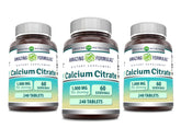 Amazing Nutrition Calcium Citrate: boîte de comprimés 1000 mg pratique pour le quotidien.