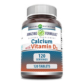 Amazing Nutrition Calcium D3, bouteille; prise quotidienne pratique et apport calcium D3