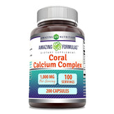 Amazing Nutrition Calcium de Corail Complexe – bouteille visible et dosage pratique pour routine quotidienne