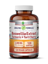 Amazing Nutrition boswellia-curcuma-cerise: capsule végétale prête pour la routine quotidienne.