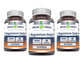 Amazing Nutrition Magnésium oxyde 500 mg, capsules faciles à avaler pour la routine quotidienne.