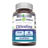 Gélules Amazing Nutrition Citicoline 250 mg pour un soutien potentiel à la concentration.