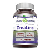 Amazing Nutrition créatine monohydrate, bouteille visible, soutien potentiel de la performance lors de séances