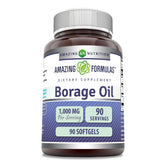 Amazing Nutrition Huile de Bourrache – bouteille 2000 mg pour une dose quotidienne pratique