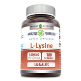 Amazing Nutrition L-Lysine 1000 mg – tablettes faciles à prendre au quotidien.