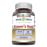 Levure de bière Amazing Nutrition 1500 mg flacon – dosage quotidien potentiel