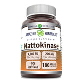 Amazing Nutrition nattokinase – bouteilles vue de face pour une utilisation quotidienne pratique.