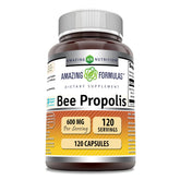 Amazing Nutrition Propolis 600mg - bouteille, soutien potentiel au bien-être quotidien.