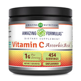 Amazing Nutrition Vitamine C Poudre avec scoop, dosage précis par portion.