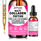 AMENQ hHEALTH Multi Collagen Drops: bouteille, soutien potentiel de peau et apparence jeune