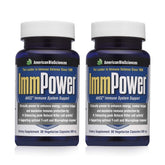 American BioSciences ImmPower: bouteille avec étiquette, dosage visible et suggestion d utilisation quotidienne