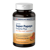 American Health Super Papaya Enzyme Plus bonbons papaye pour le soutien digestif après repas