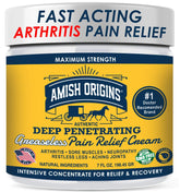 Amish Origins Crème relief articulations, action profonde pour soulager douleurs articulaires.