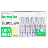 Amplim pack de 15 tests grossesse précoce, pratique pour planification familiale.