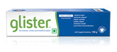 Pâte dentifrice Amway Glister emballage 190 g, pratique pour la salle de bains et le rangement.
