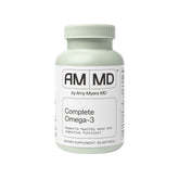 Amy Myers MD oméga-3 complets, boîte de gélules, soutien potentiel au système cardiovasculaire.