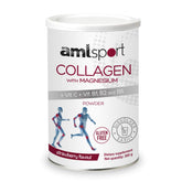 Ana María Lajusticia AML Sport, bouteille poudre fraise, soutien potentiel des tendons et muscles.