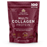 Ancient Nutrition Collagene Poudre, emballage pratique pour utilisation quotidienne.
