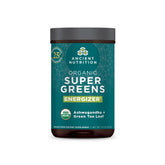 Ancient Nutrition Organic SuperGreens Energizer — emballage du produit pour référence et achat.