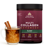 Ancient Nutrition poudre collagene hydrolysee avec probiotiques cannelle, idéal pour shake quotidien.