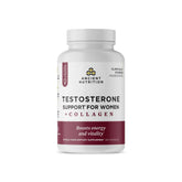 Ancient Nutrition Testosterone Support capsules bouteille — énergie potentielle et équilibre hormonal.