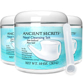 Ancient Secrets sel Pot Neti Usage pratique pour nettoyer les voies nasales
