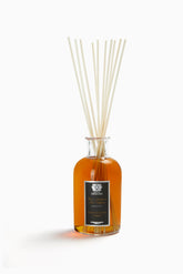 Diffuseur Antica Farmacista: bouteille santal-ambre, pour parfumer durablement votre salon avec élégance.