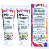 Anymoment dentifrice nano-apatite 10% – application facile pour une bouche fraîche après chaque brossage.