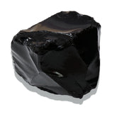 Apengshi obsidienne noire brute, parfaite pour décoration zen et collection personnelle.