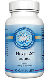 Apex Energetics Histo-X, gélules dans le flacon, soutien potentiel du système immunitaire.