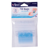 Pochette Apex pilules zippée étanche, pratique en déplacement.