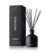Diffuseur APOTHEKE Charbon avec bouteille 6,7 oz, parfum durable.