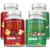 Approved Science – capsules fruits et légumes: soutien potentiel à l'énergie quotidienne.