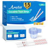 Areta Cocaïne Test Strip – emballage aluminium, dépistage rapide à domicile et confidentialité.